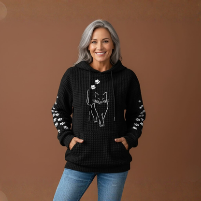 Clarine | Sweat à capuche à motif animal pour femme