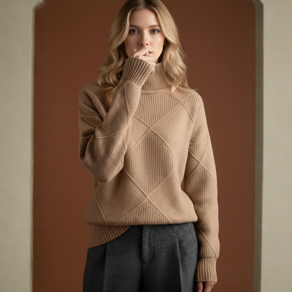 Sara | Pull à col montant