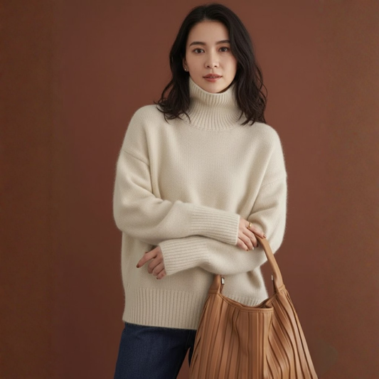 Vanessa | Pull à col montant pour femme