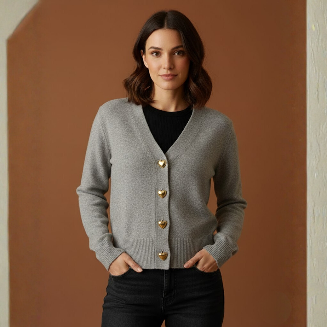 Mélissa | Cardigan boutonné décontracté pour femmes