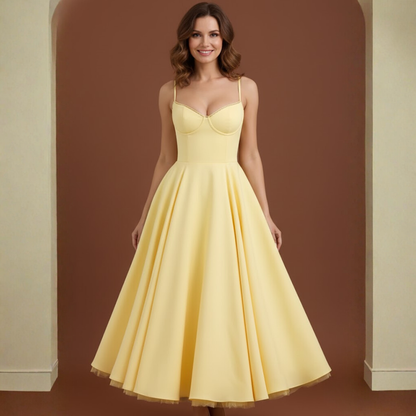 Brigitte | Robe midi élégante pour femmes