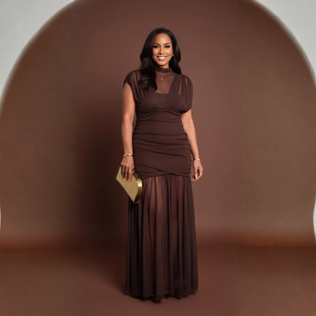 Fanny | Élégante robe de soirée sans manches pour femmes