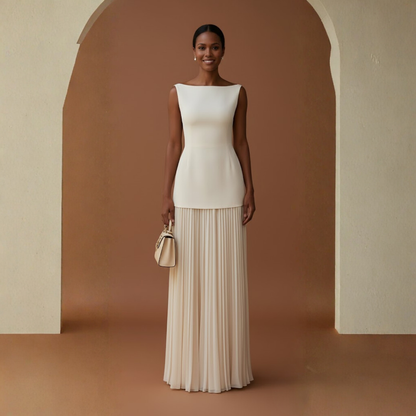 Estelle | Robe longue sans manches élégante pour femmes