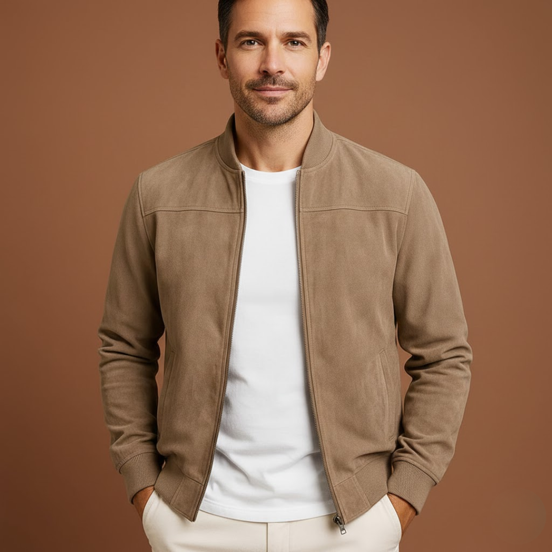 Roger | Veste casual à fermeture zippée pour homme
