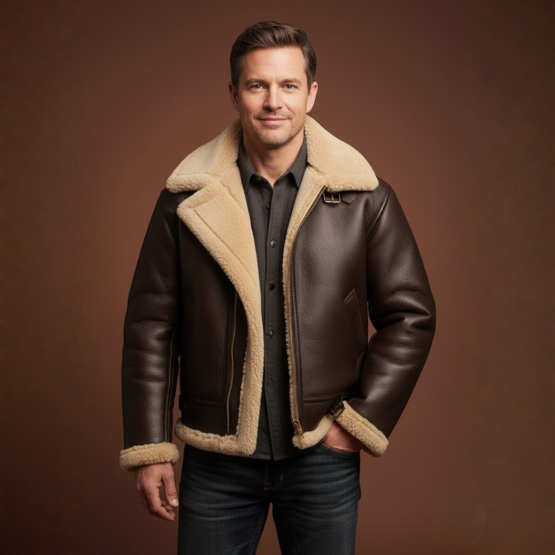 Alexis | Veste aviateur classique pour hommes
