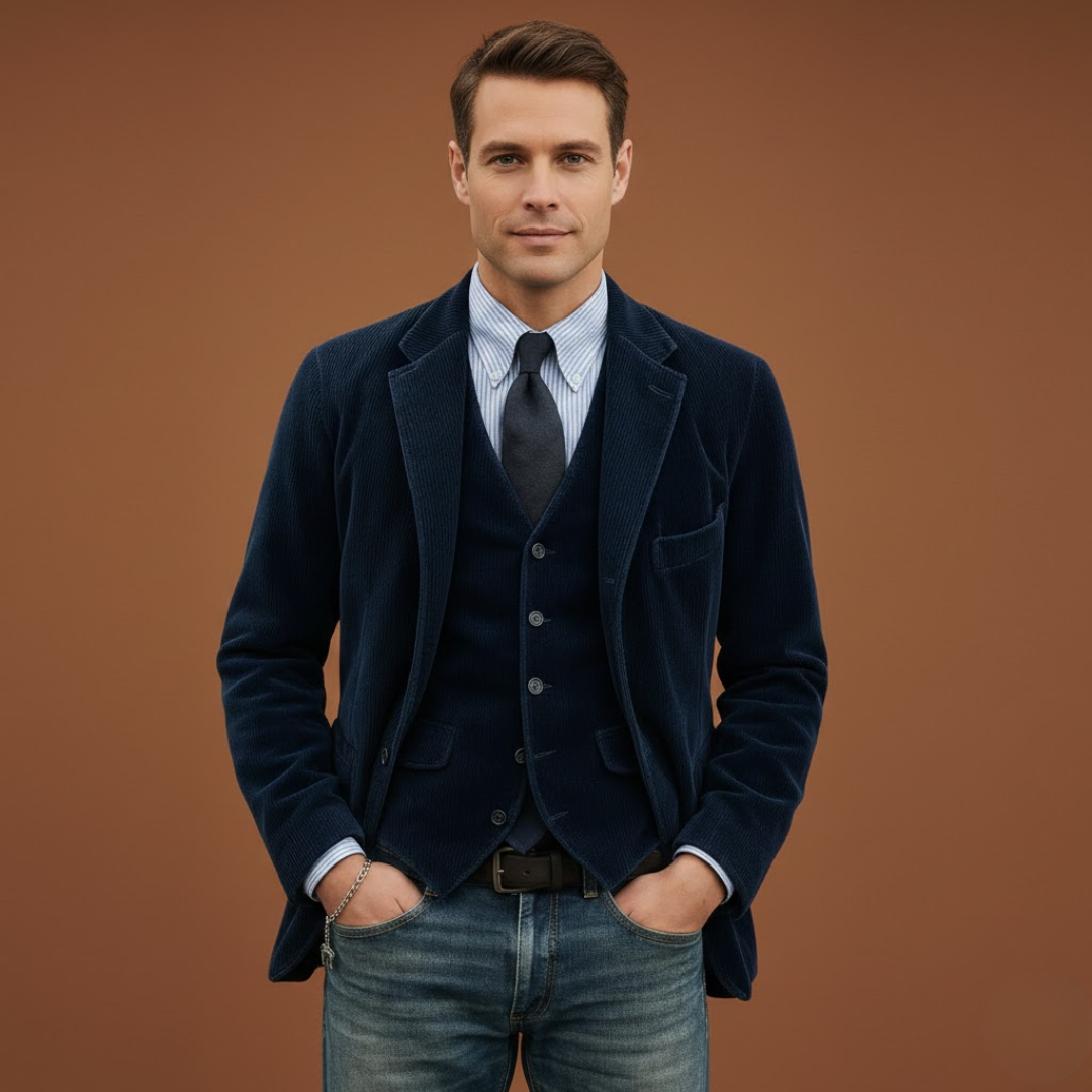 Valentin | Ensemble blazer et gilet pour homme