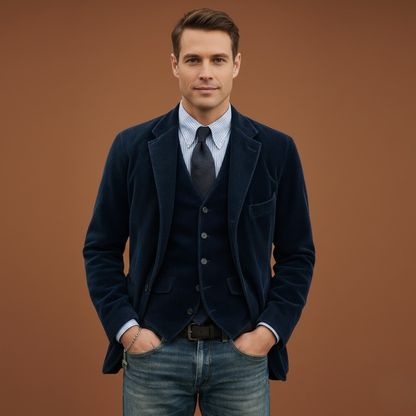 Valentin | Ensemble blazer et gilet pour homme