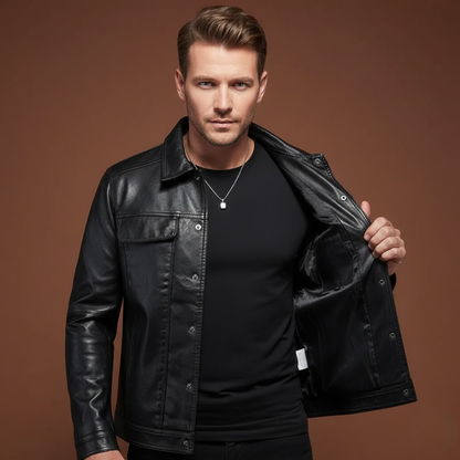 Mario | Veste à boutons style motard pour homme