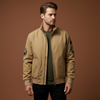 Marc | Veste bomber à écussons pour hommes