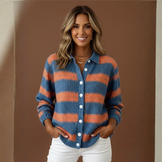 Blanche | Cardigan boutonnée pour femme