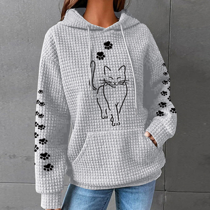 Clarine | Sweat à capuche à motif animal pour femme