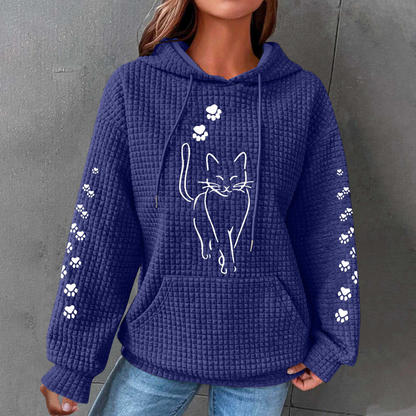 Clarine | Sweat à capuche à motif animal pour femme