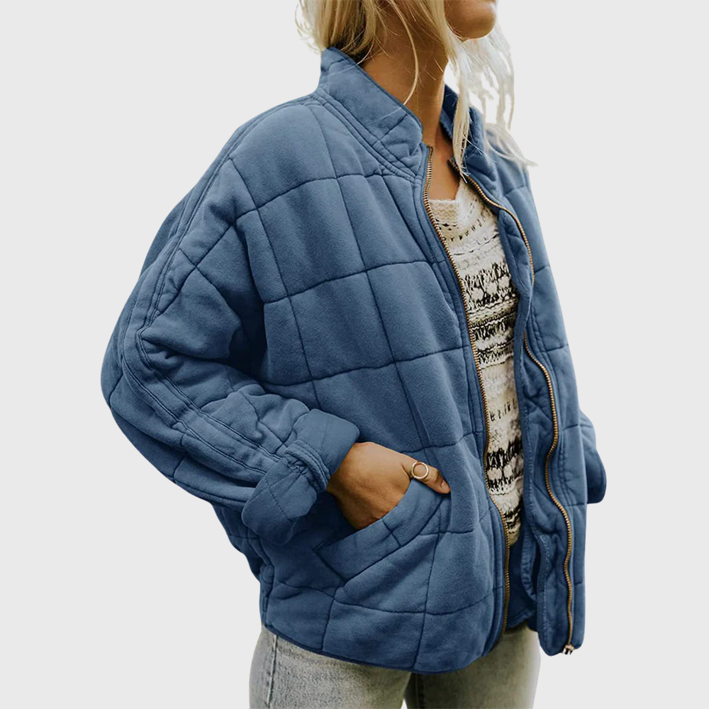 Maïa | Veste matelassée décontractée à fermeture éclair pour femmes