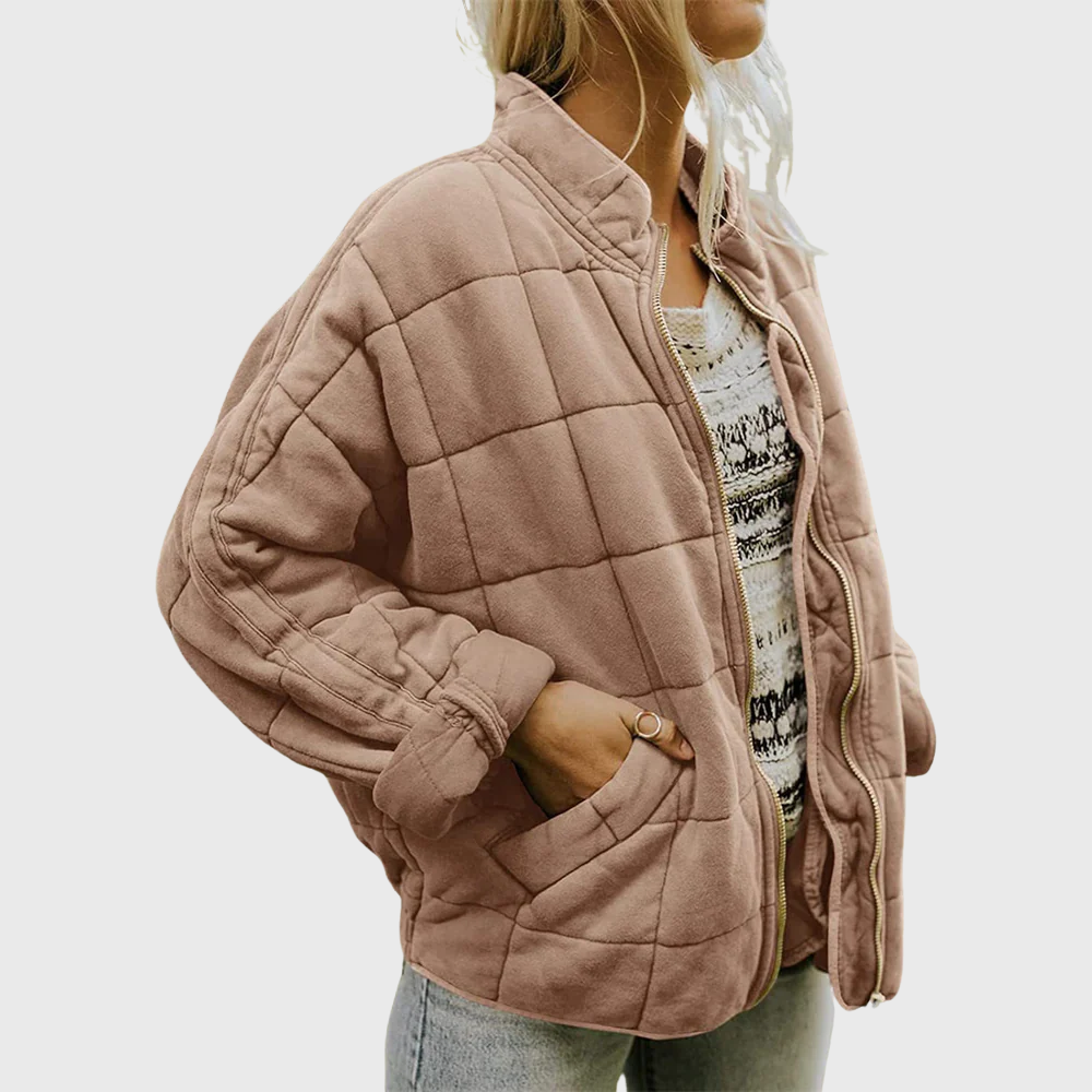 Maïa | Veste matelassée décontractée à fermeture éclair pour femmes