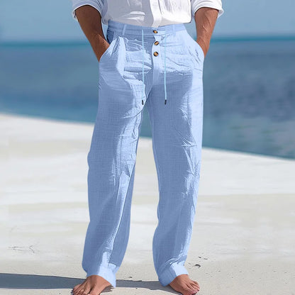 Mathis | Pantalon léger à taille haute avec cordon pour hommes