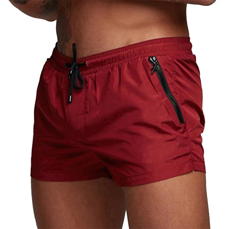 Romain | Short de bain à cordon et poches zippées pour homme