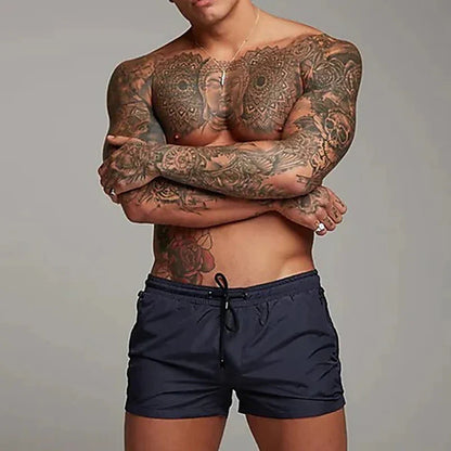 Romain | Short de bain à cordon et poches zippées pour homme