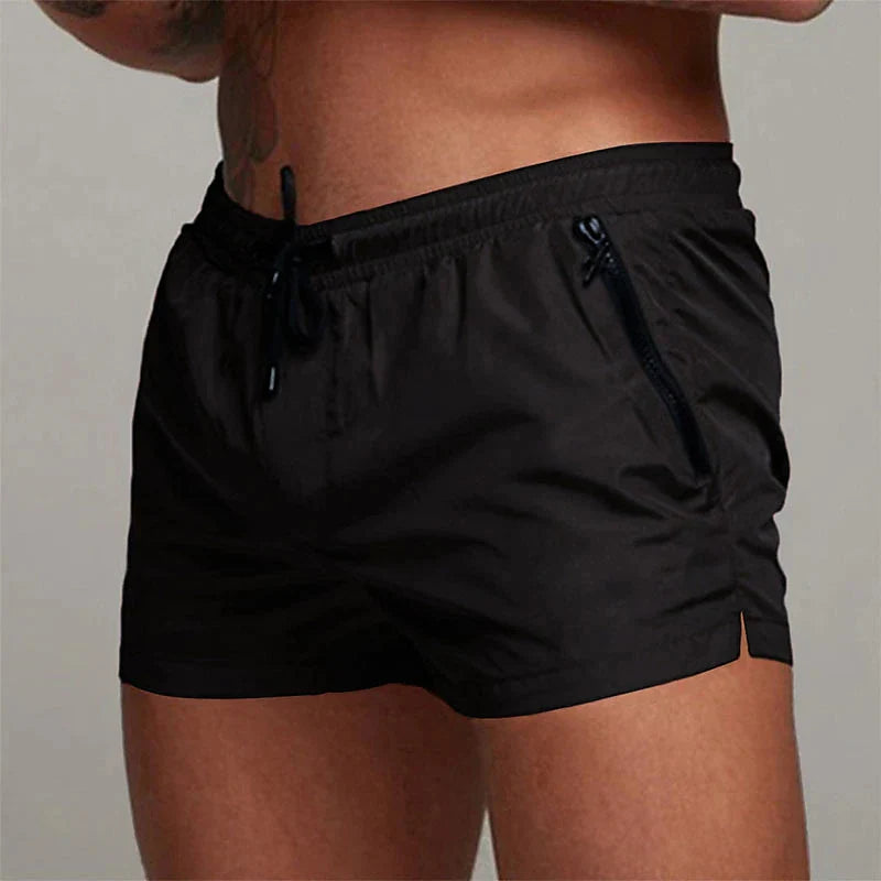 Romain | Short de bain à cordon et poches zippées pour homme