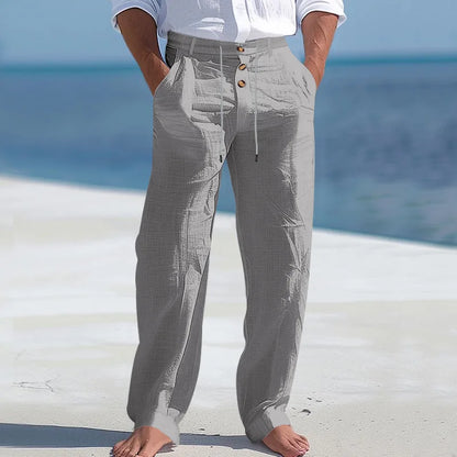 Mathis | Pantalon léger à taille haute avec cordon pour hommes