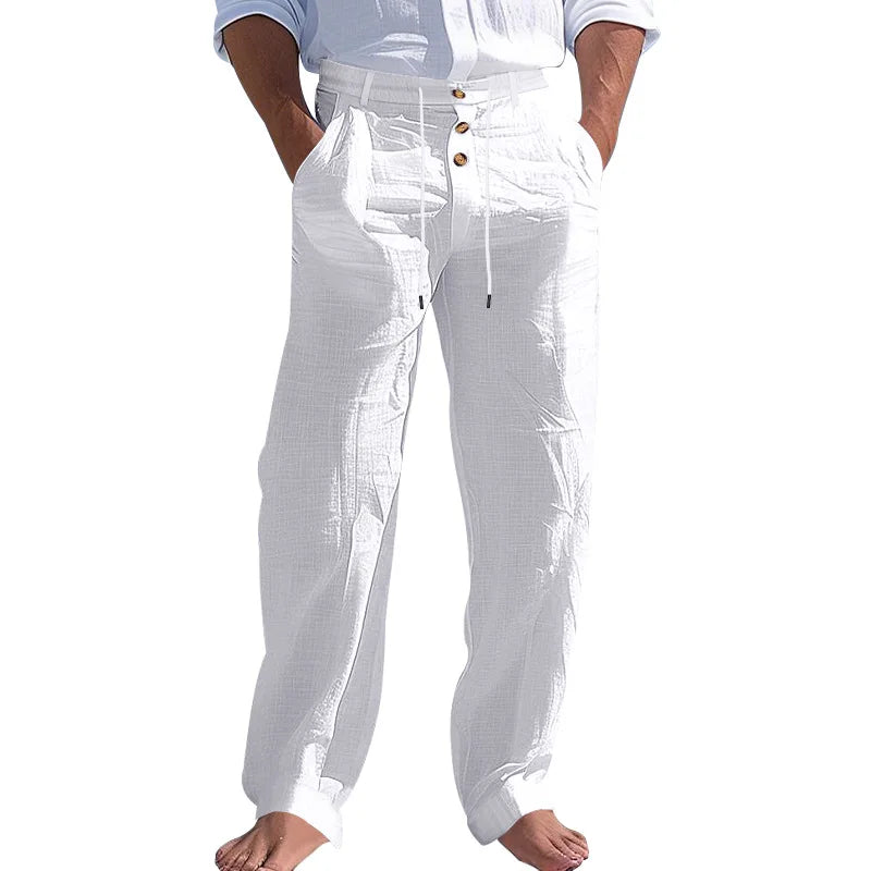Mathis | Pantalon léger à taille haute avec cordon pour hommes