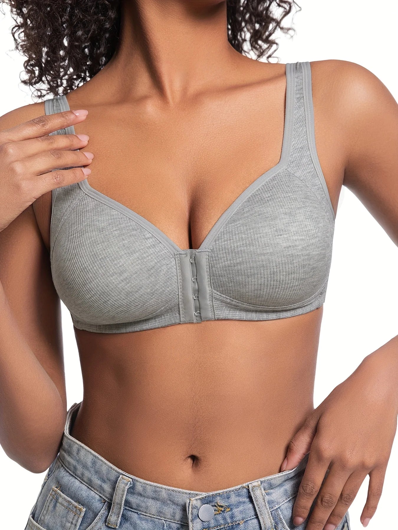 Émy | Soutien-gorge à agrafage frontal pour femmes (1+1 GRATUITE)