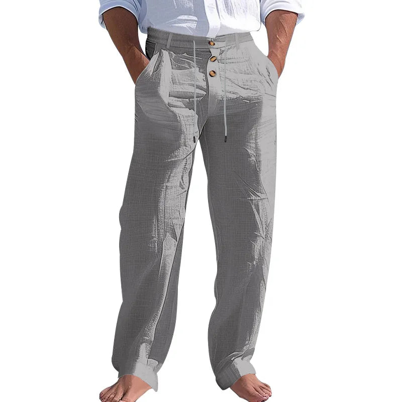 Mathis | Pantalon léger à taille haute avec cordon pour hommes