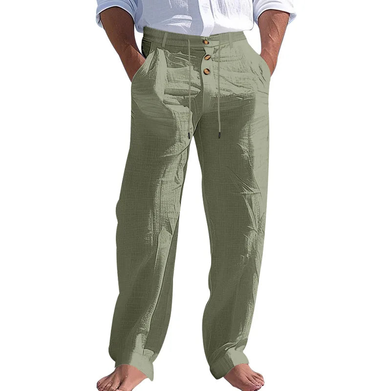 Mathis | Pantalon léger à taille haute avec cordon pour hommes