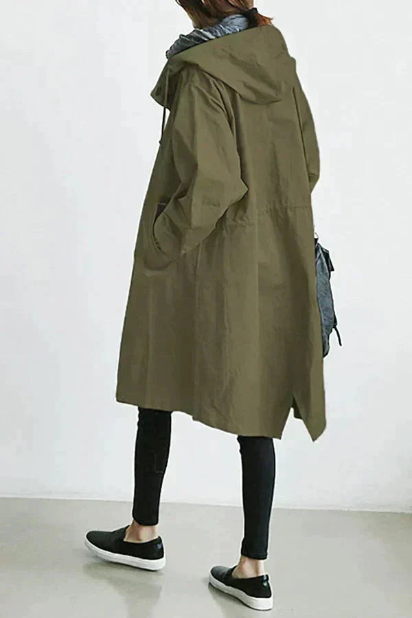 Christiana | Manteau long à capuche pour femmes