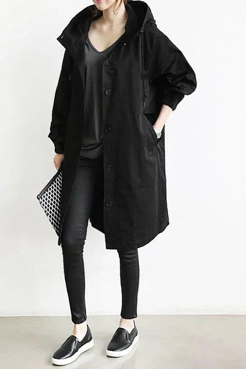 Christiana | Manteau long à capuche pour femmes