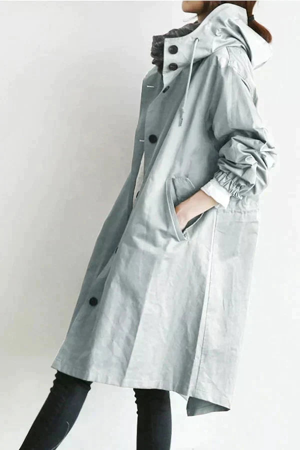 Christiana | Manteau long à capuche pour femmes