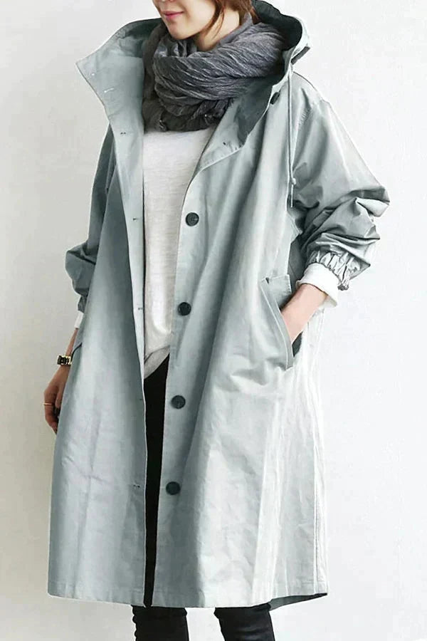 Christiana | Manteau long à capuche pour femmes