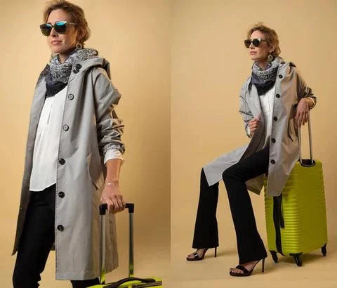 Christiana | Manteau long à capuche pour femmes