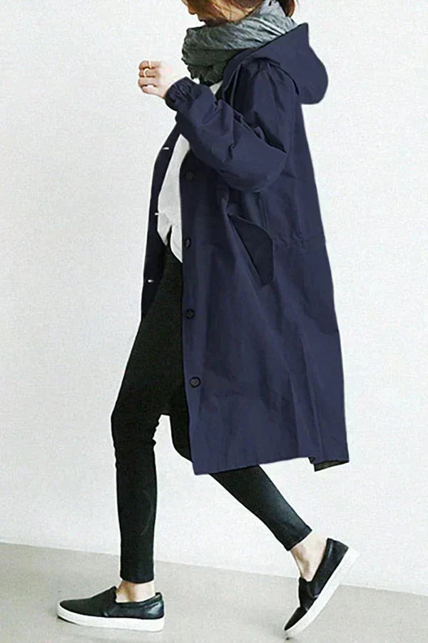 Christiana | Manteau long à capuche pour femmes