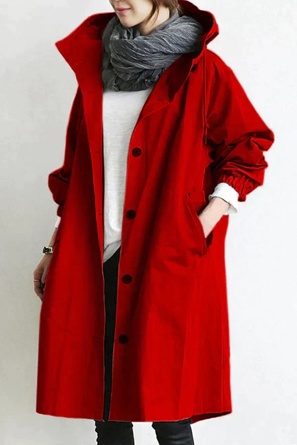 Christiana | Manteau long à capuche pour femmes
