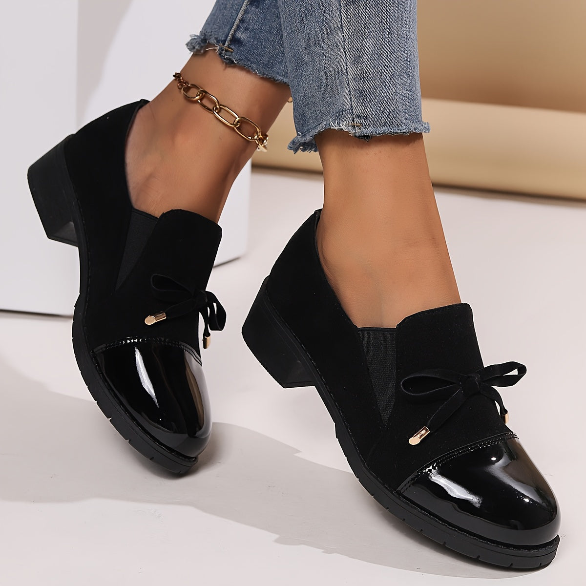 Magda | Chaussures basses à petit talon pour femme