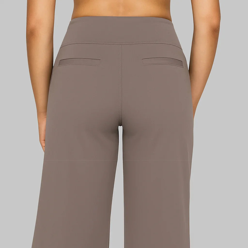 Élise | Pantalon fluide à taille haute pour femmes