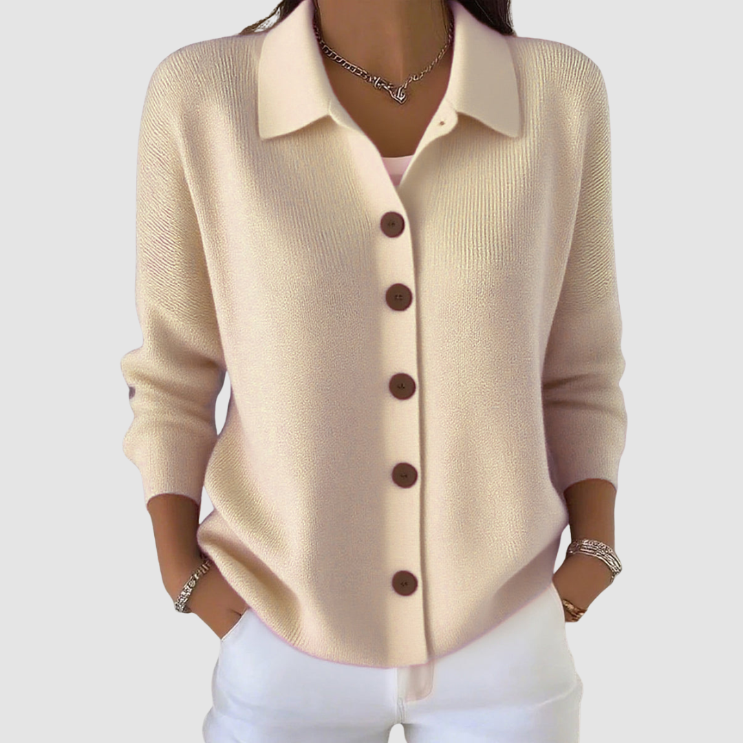 Délia | Cardigan à boutons au style intemporel pour femme