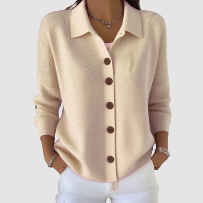 Délia | Cardigan à boutons au style intemporel pour femme