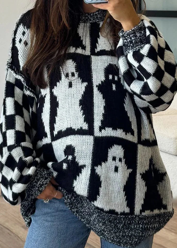 Zélie | Pull à motif Halloween pour femme