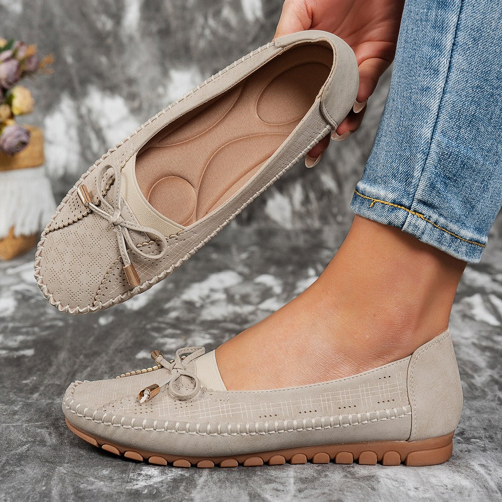 Roxane | Mocassins souples à nœud pour femmes