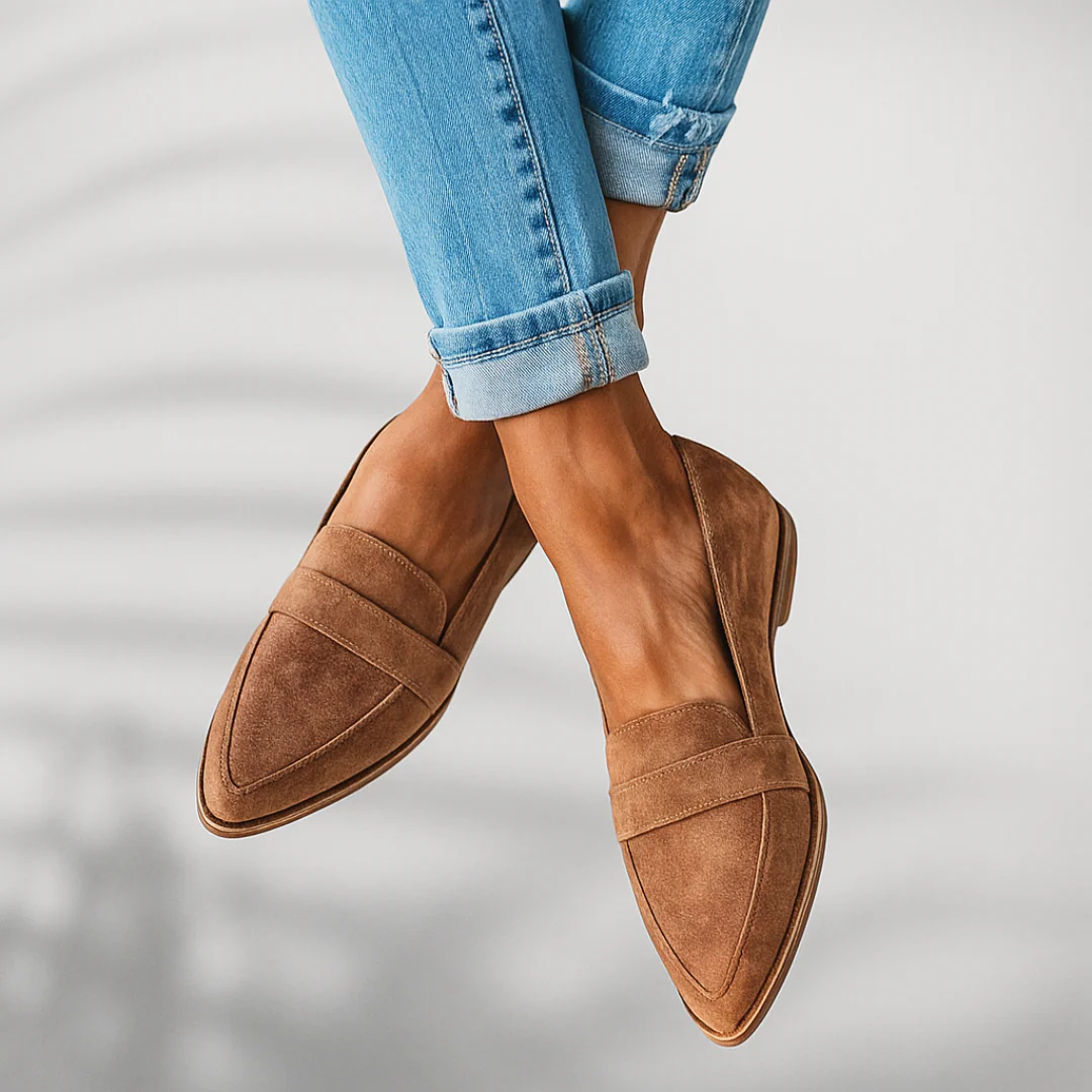 Rosa | Mocasines Ortopédicos de Piel Edición Premium