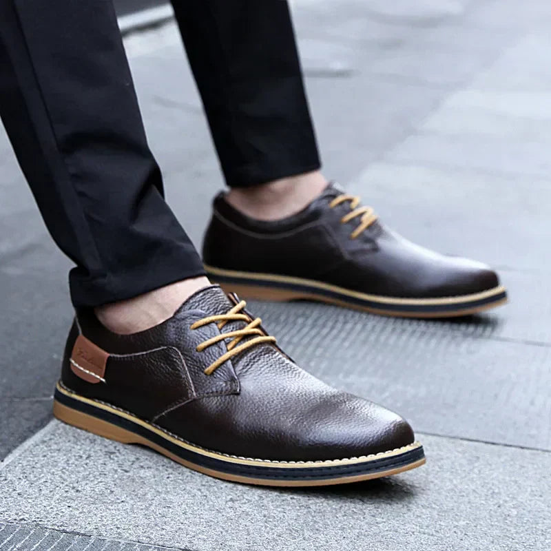 Laurent | Chaussures habillées en cuir à lacets pour homme