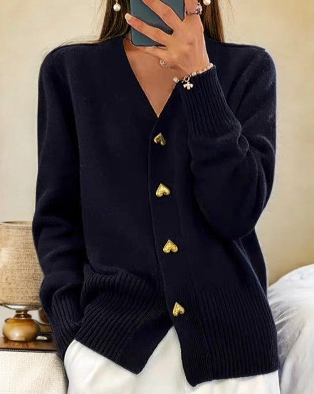 Mélissa | Cardigan boutonné décontracté pour femmes