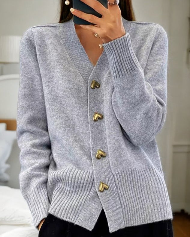Mélissa | Cardigan boutonné décontracté pour femmes