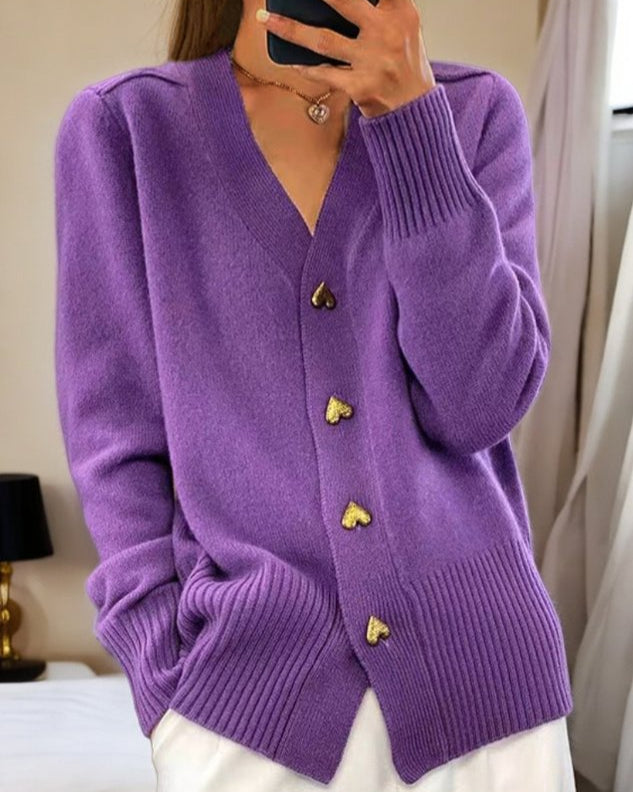 Mélissa | Cardigan boutonné décontracté pour femmes