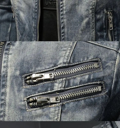 Alexandre | Veste zippée style motard pour homme