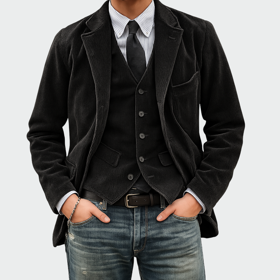 Valentin | Ensemble blazer et gilet pour homme