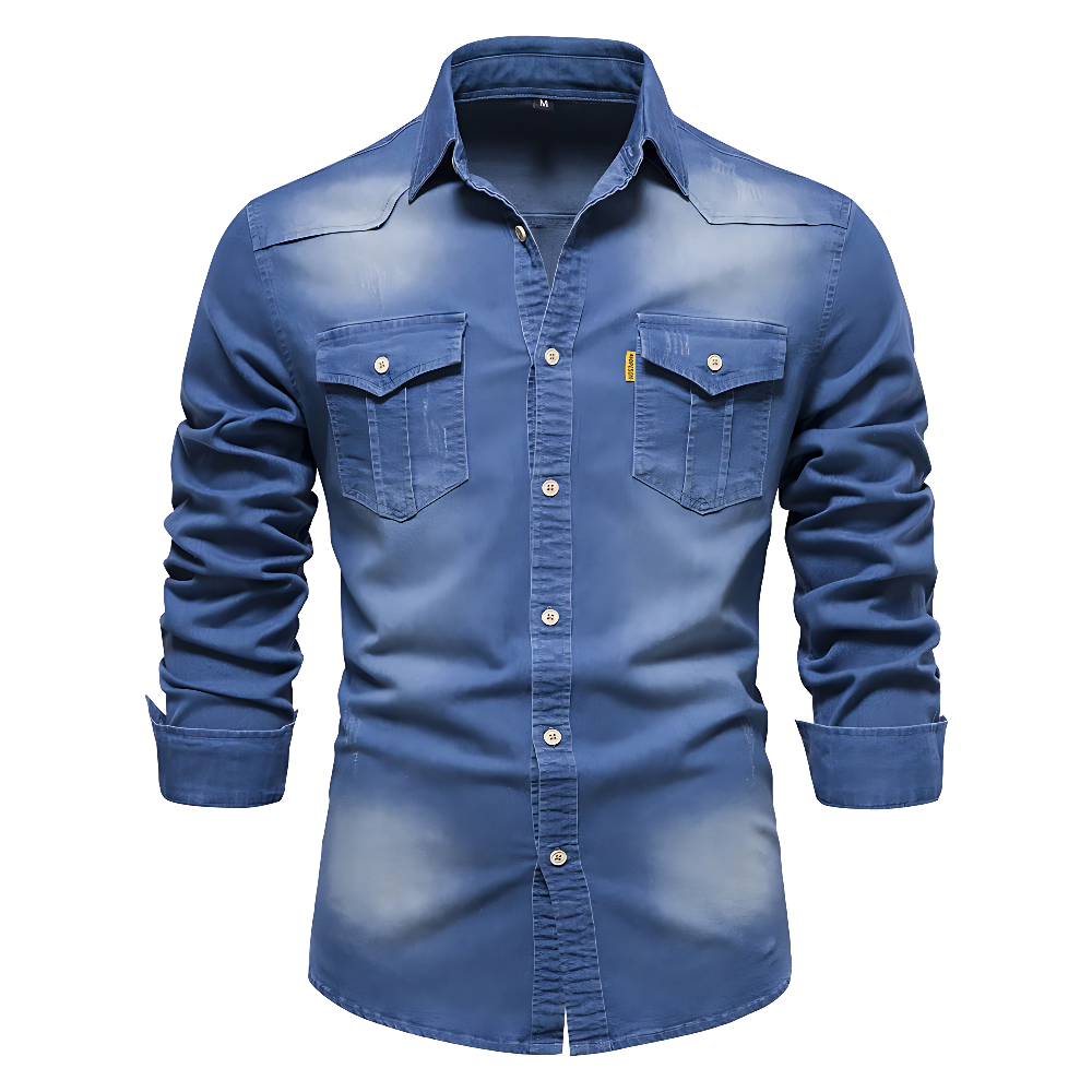 Emmanuel | Chemise à manches longues style utilitaire pour homme