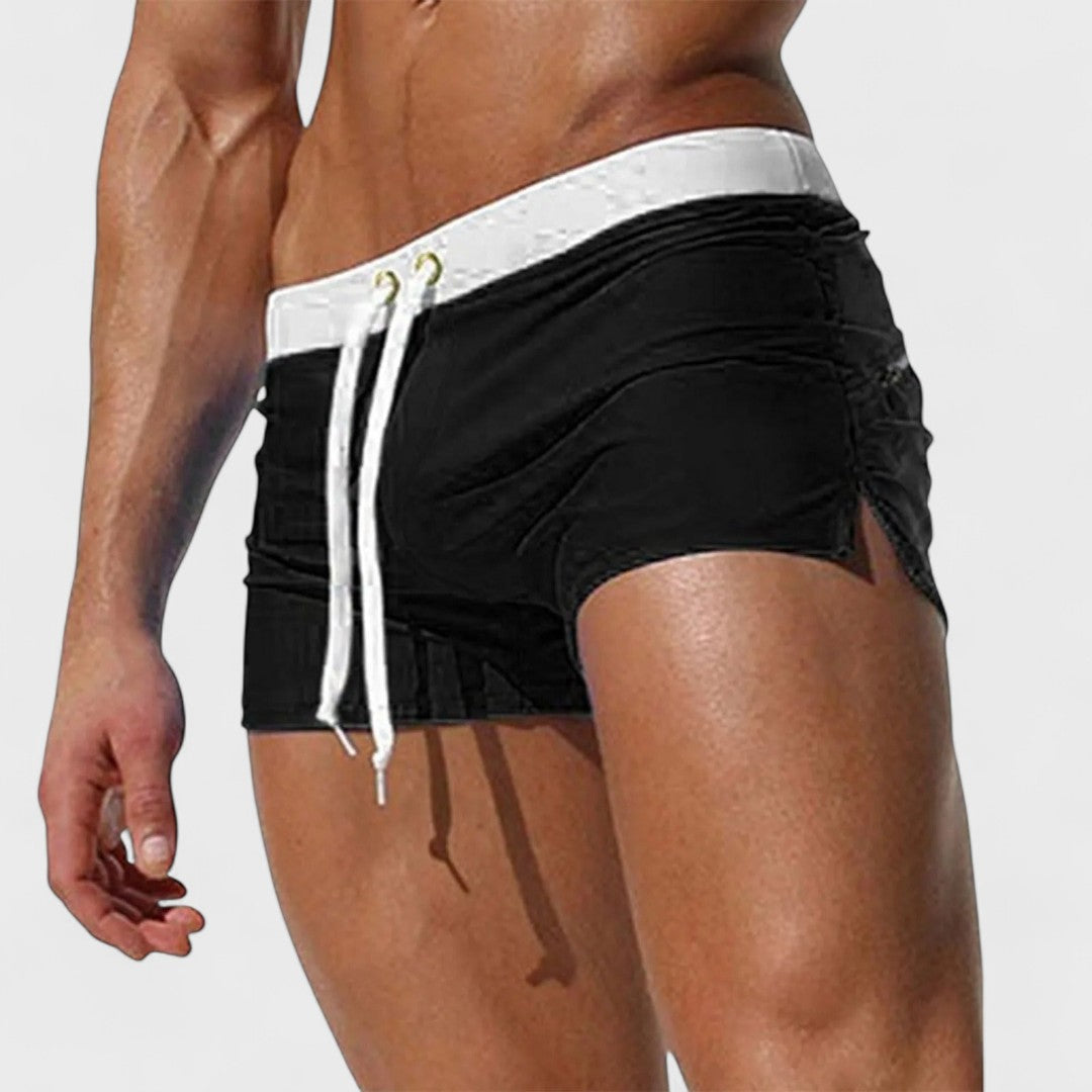 Julien | Short de bain taille basse à lacets pour homme