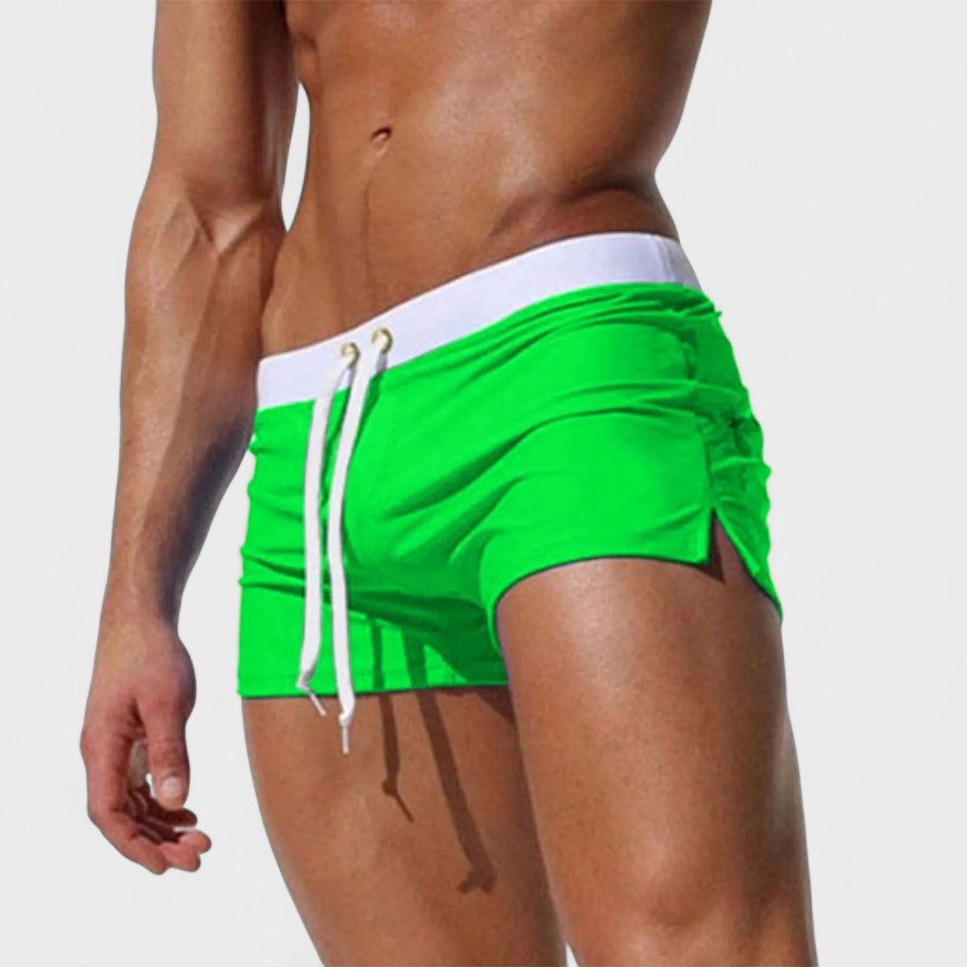 Julien | Short de bain taille basse à lacets pour homme